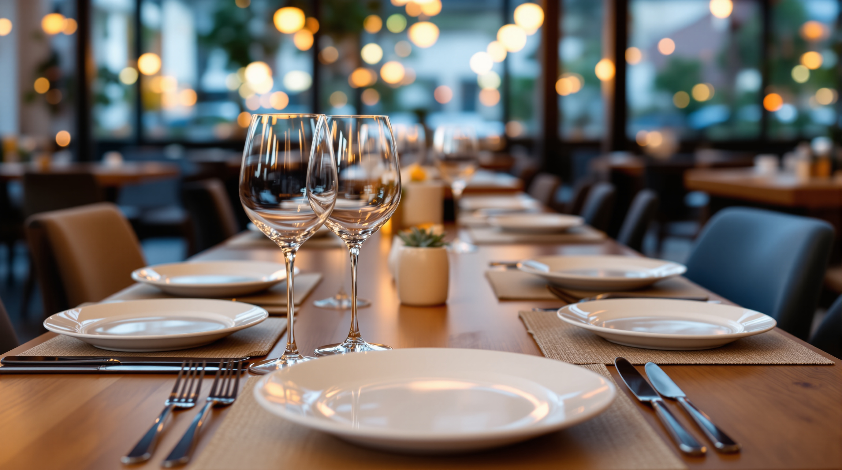 Restaurante con meseros